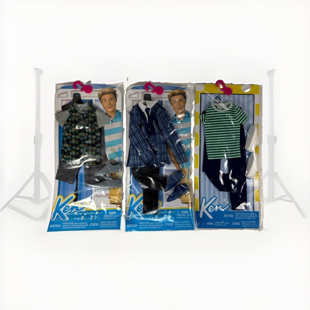 Ken doll clothes bundle of 3